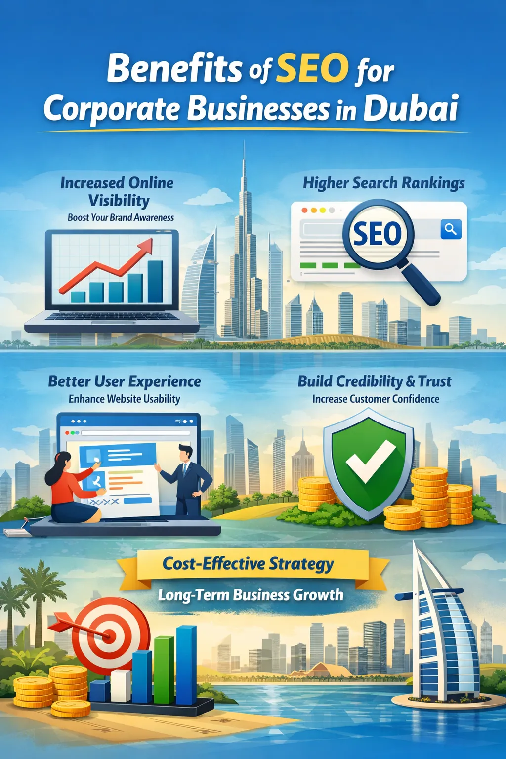 Benefits Of SEO for Corporate Businesses in Dubai – Sabriya Solutions